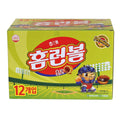 Haitai Homerun Ball Chocolate 12 Pack - Bite-Sized Korean Snack