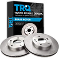TRQ Front Brake Rotors Set Vented for 2000-2001 INFINITI I30