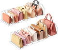 Lifewit Plastic Purse Organizer 4 Pack - Adjustable Clear Dividers