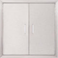 Outdoor Kitchen Doors 24in x 24in Stainless Steel Double Access