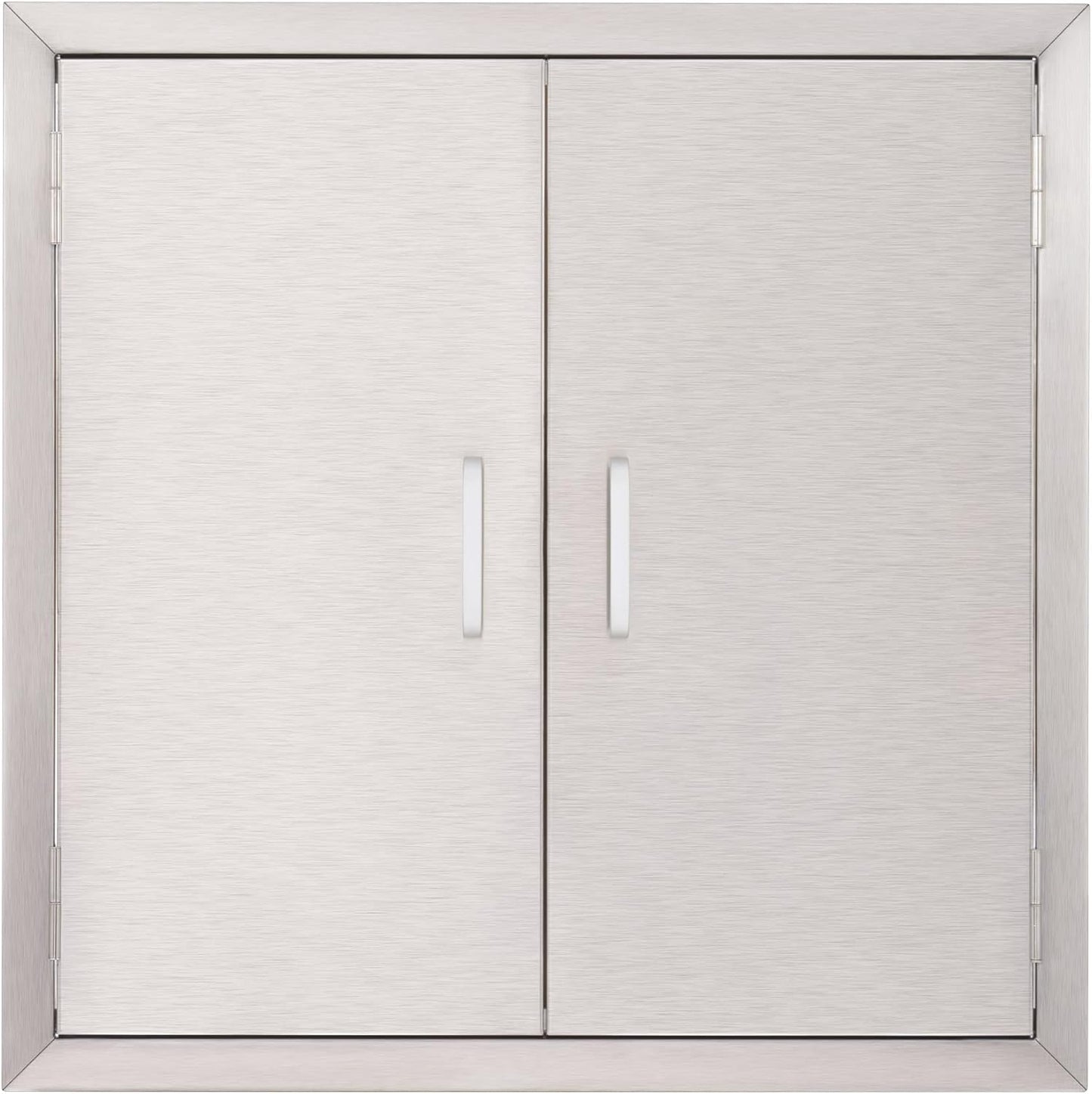 CO-Z Outdoor Kitchen Doors: 24in Weatherproof Stainless Steel