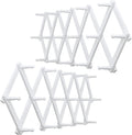 Accordion Wall Hanger with 16 Peg Hooks for Hats and Coats