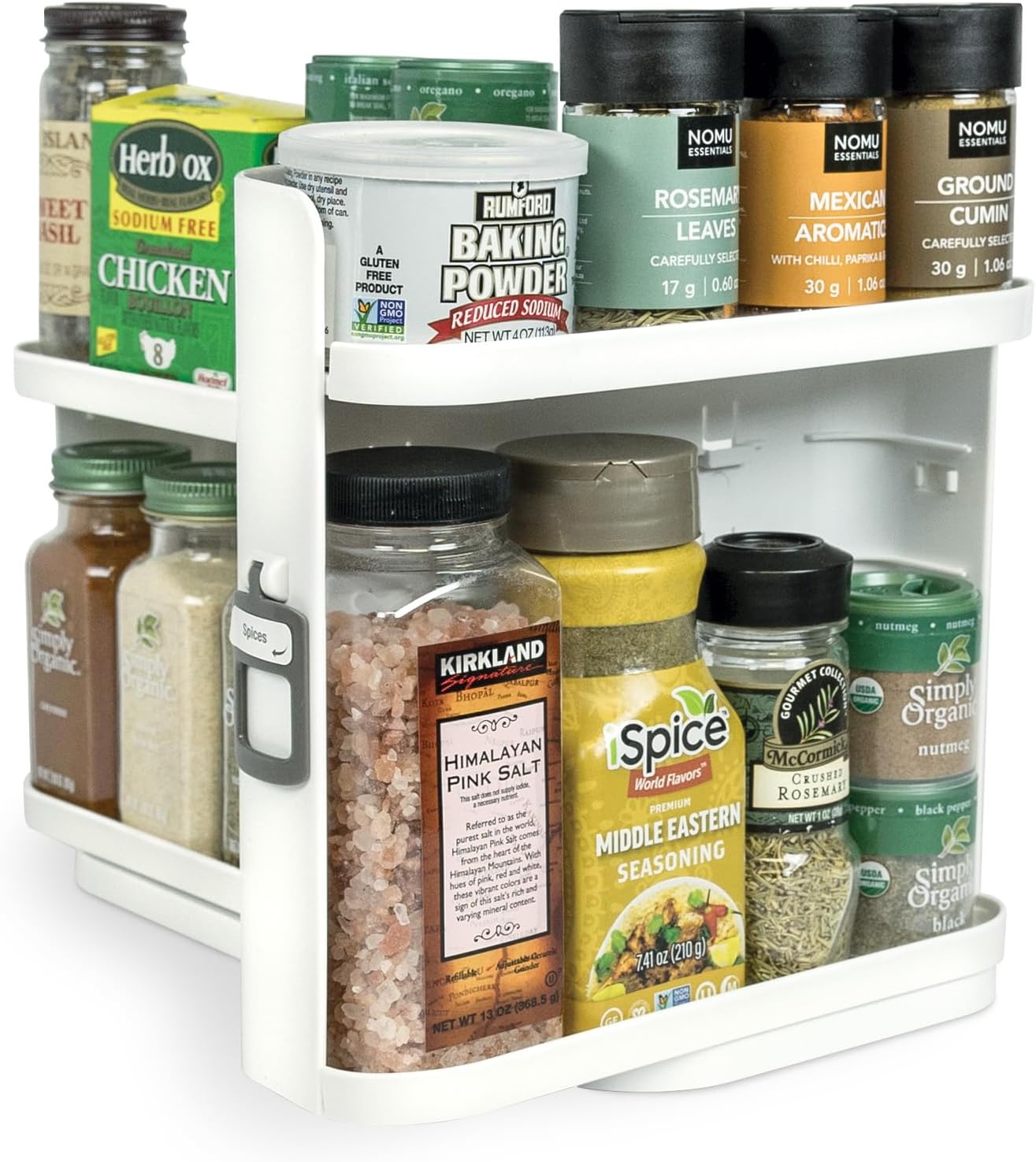Cabinet Caddy SNAP! Spice Rack Organizer for Easy Access