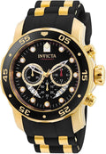 Invicta Men's Pro Diver Stainless Steel Quartz Watch - Bold Gold Look