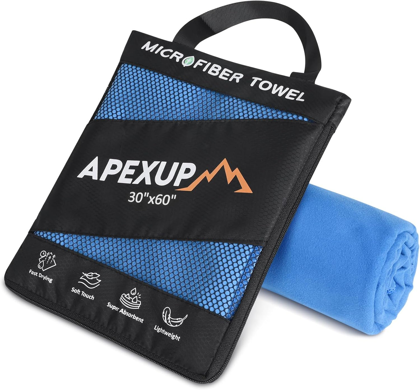 Quick Dry Microfiber Gym Towel by APEXUP