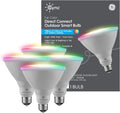 GE CYNC Smart LED Color Changing PAR38 Floodlight Bulbs - Easy Setup