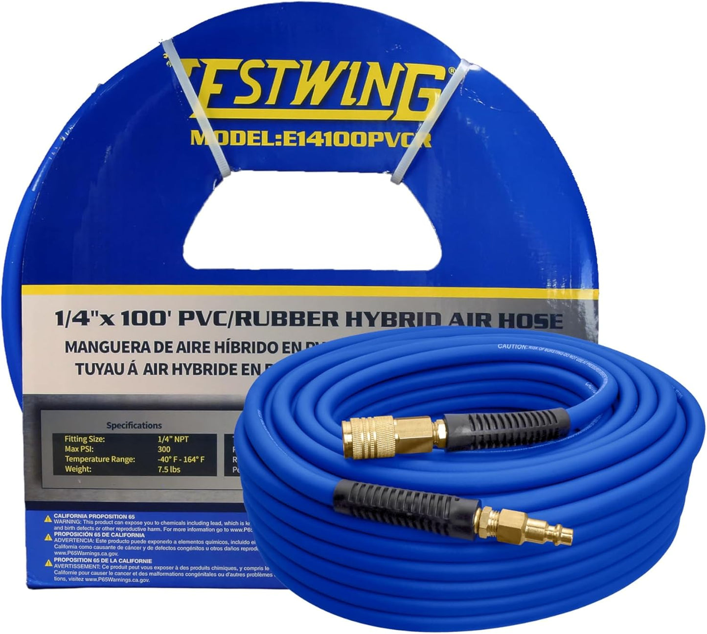 Estwing E14100PVCR 1/4in x 100ft PVC/Rubber Hybrid Air Hose Review