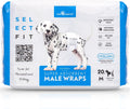 Paw Inspired Select Fit Male Dog Diapers - Medium 20 Count