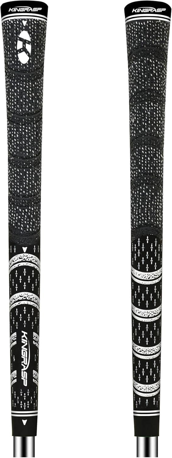 KINGRASPGolf 2pc All-Weather Corded Rubber Grips - Anti-Slip!