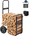 Firewood Cart 250 lbs Capacity - Heavy Duty Wood Dolly Hauler