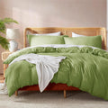 Nestl Calla Green King Duvet Cover Set - Soft Double Brushed
