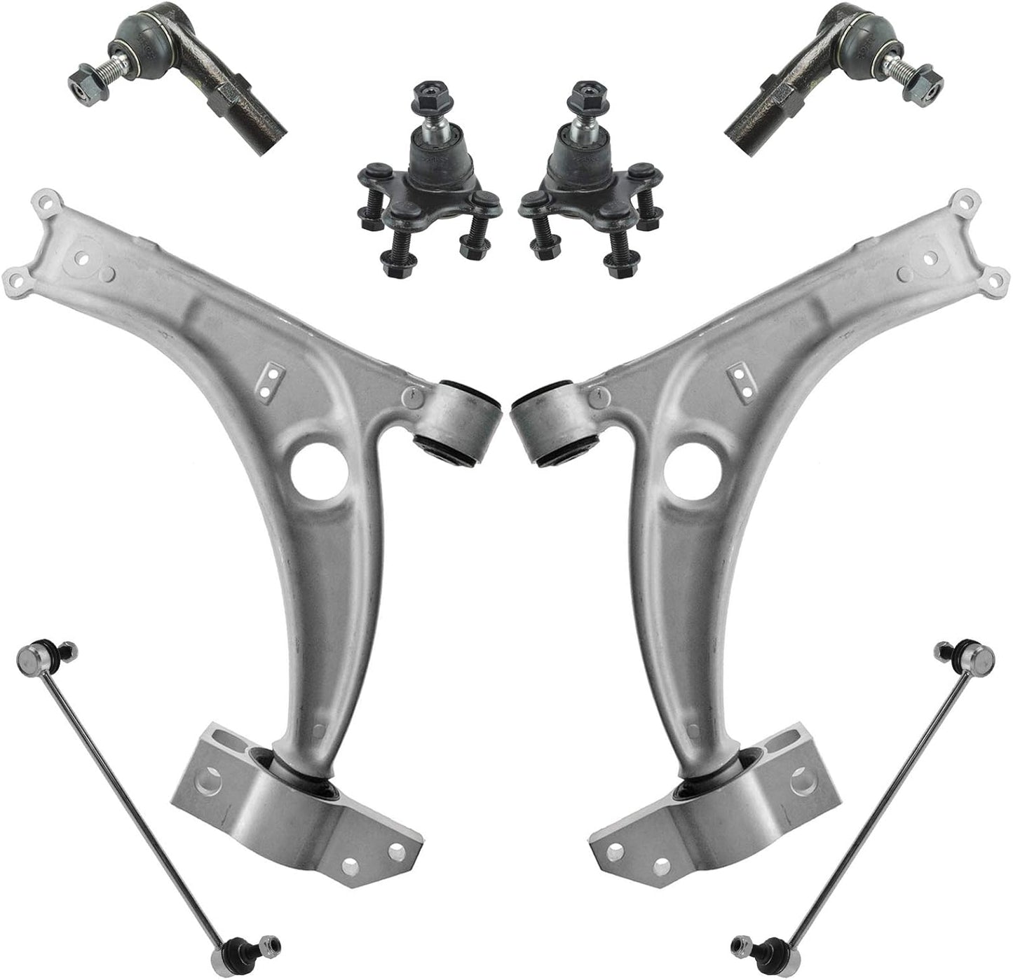 TRQ Front Steering & Suspension Kit for Volkswagen CC and Passat