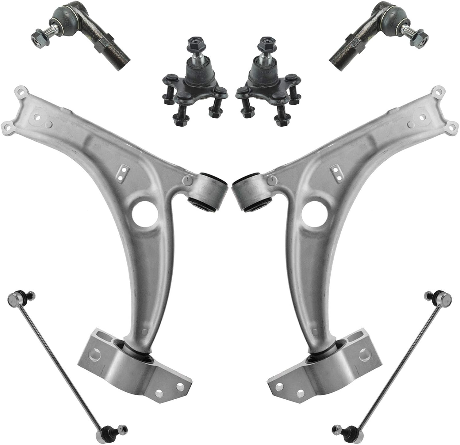 TRQ Front Steering & Suspension Kit for Volkswagen CC and Passat