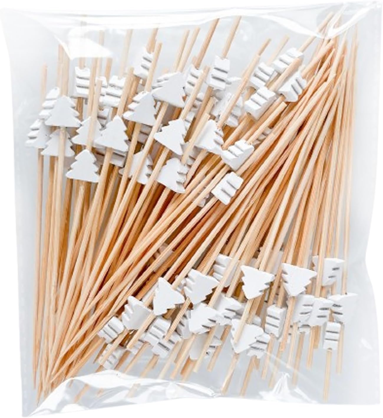 Festive Xmas Tree Cocktail Picks - 50PCS