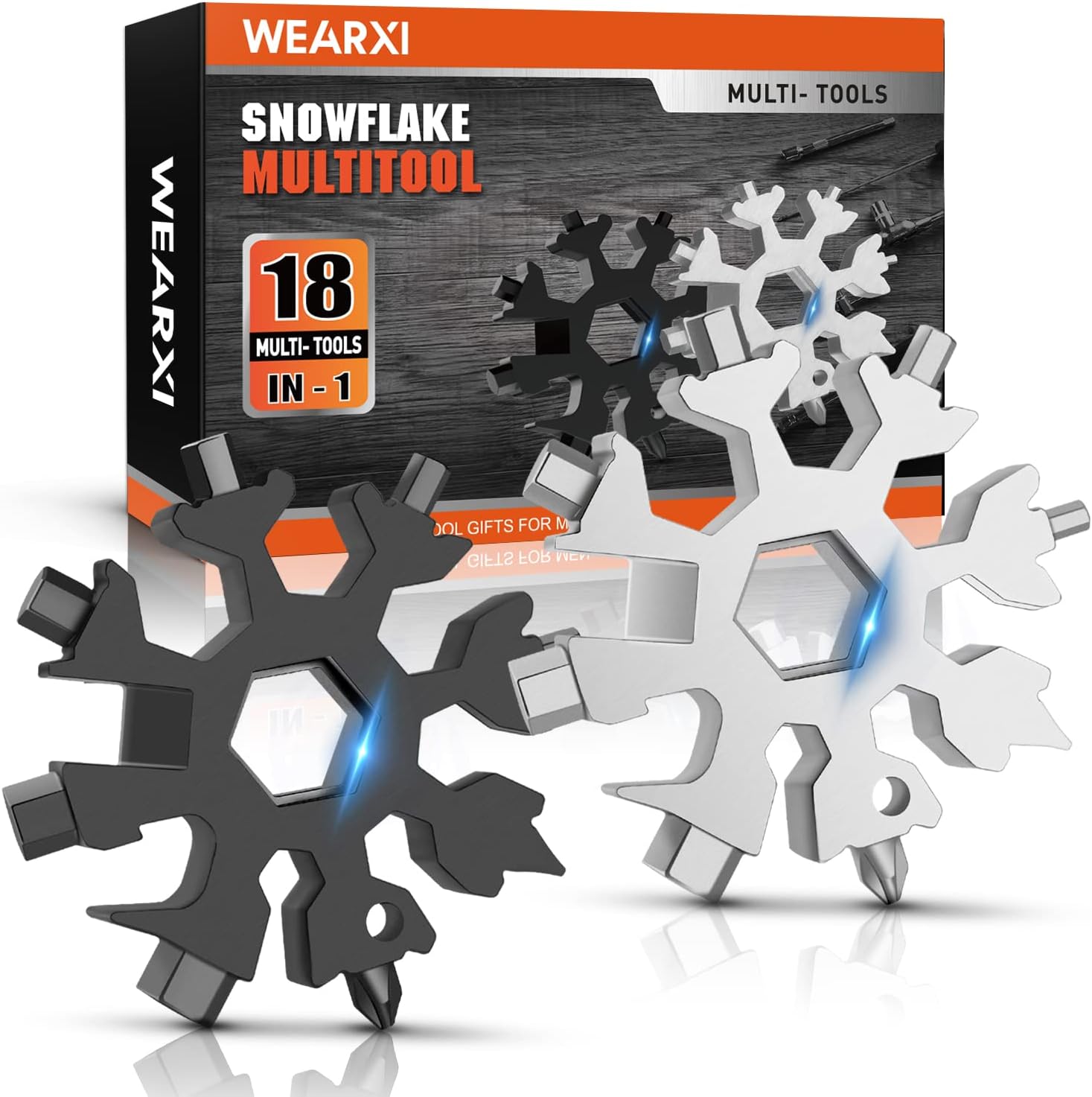 18-in-1 Snowflake Multitool - Ultimate Gift for Men