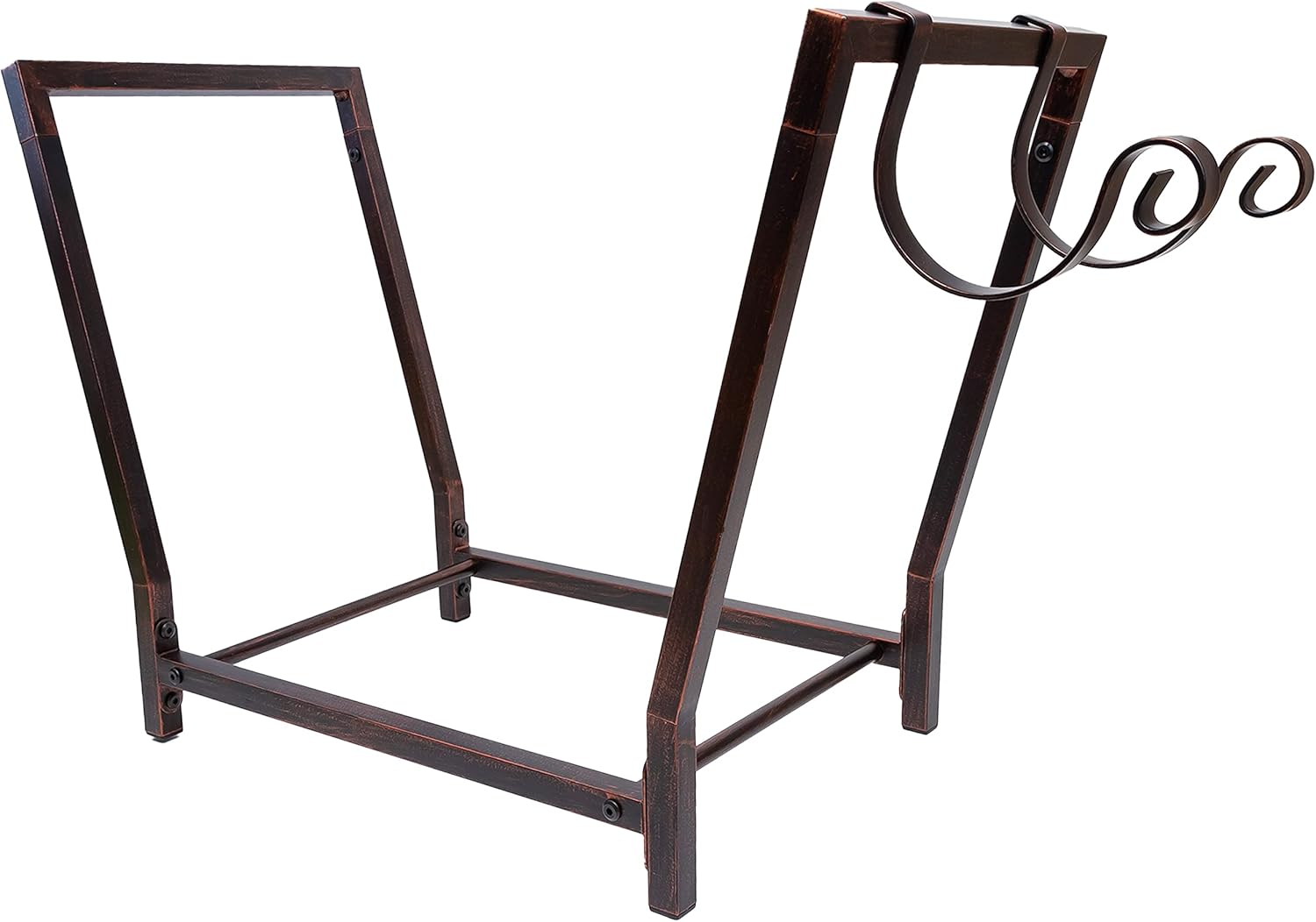 Fireplace Wood Holder with Kindling Organizer for Indoor Outdoor