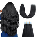 Sunya Tape in Human Hair Extensions 20in Silky Straight - Natural Look