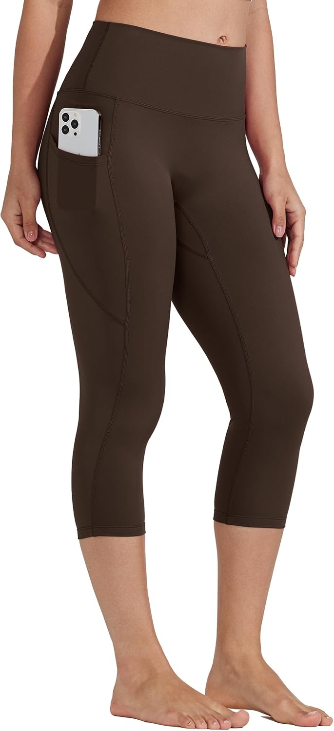 Willit High Waisted Yoga Capris with Pockets