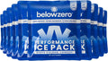 Below Zero Prefilled Reusable Ice Packs for Coolers - 48 Hour Cooling
