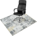 Ombre Desk Chair Mat for Hardwood & Tile, 48ft x 60ft - Stylish Floor