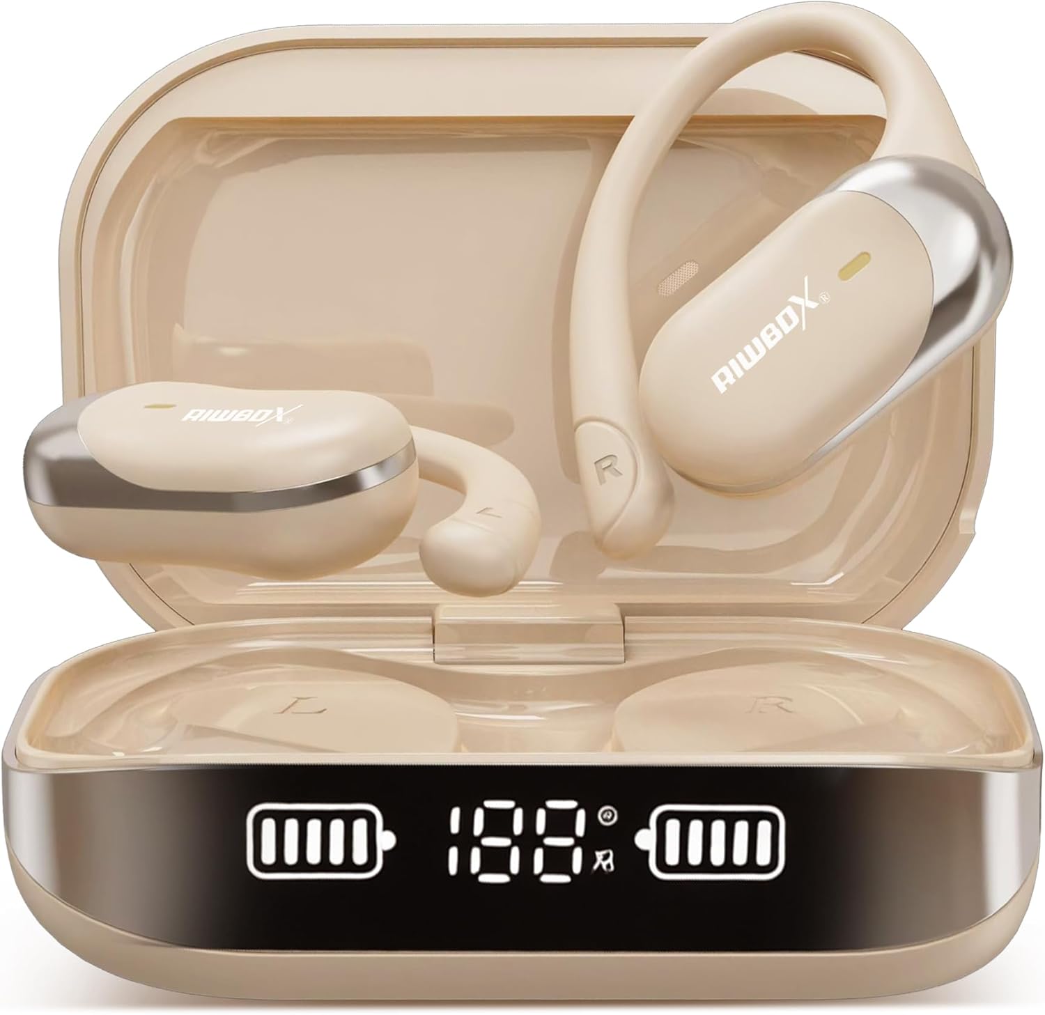 Riwbox AI Translation Earbuds: 134 Languages, No Subscription, 60H Standby