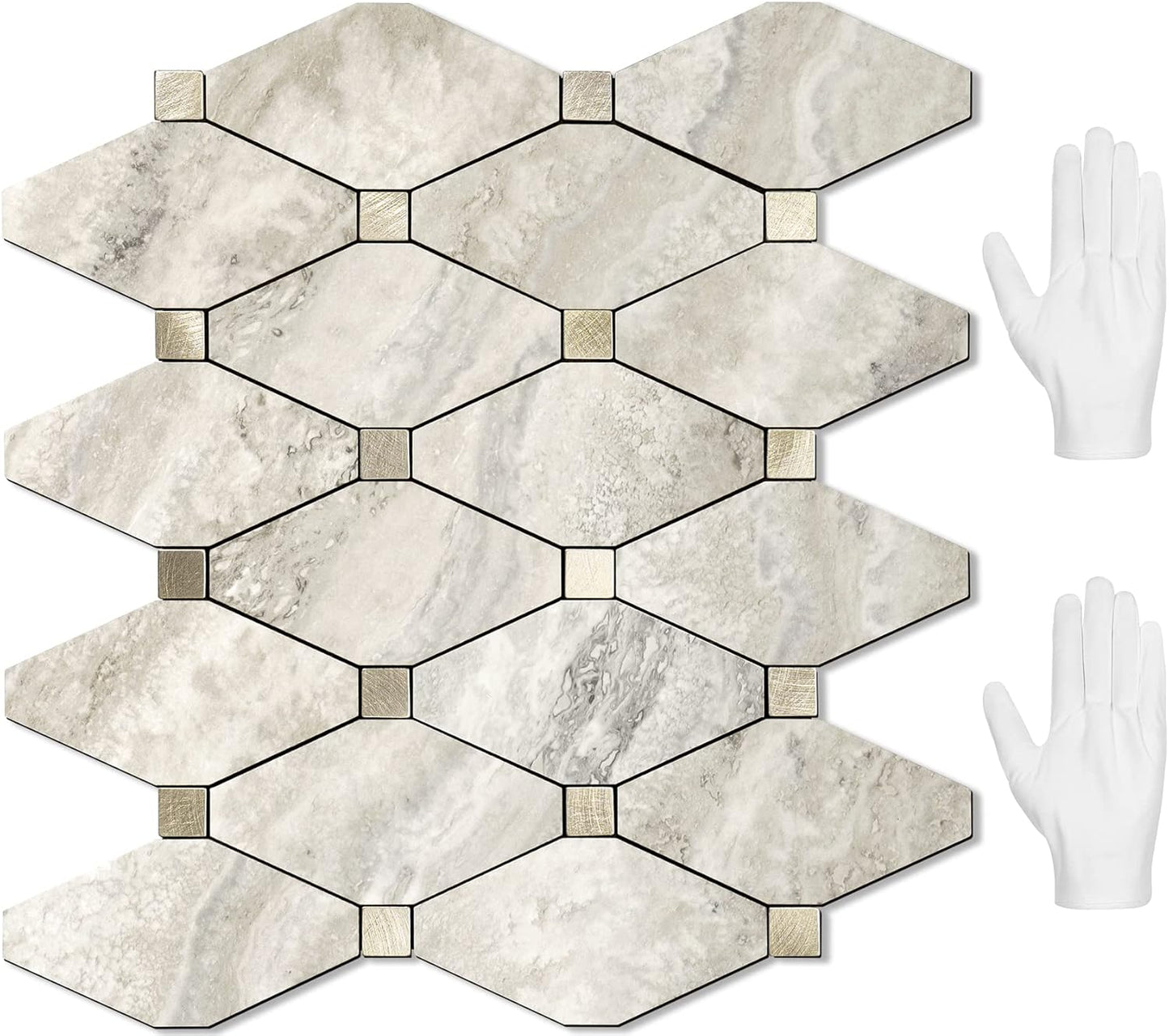 Peel and Stick Backsplash Tiles for Modern Kitchen Makeover