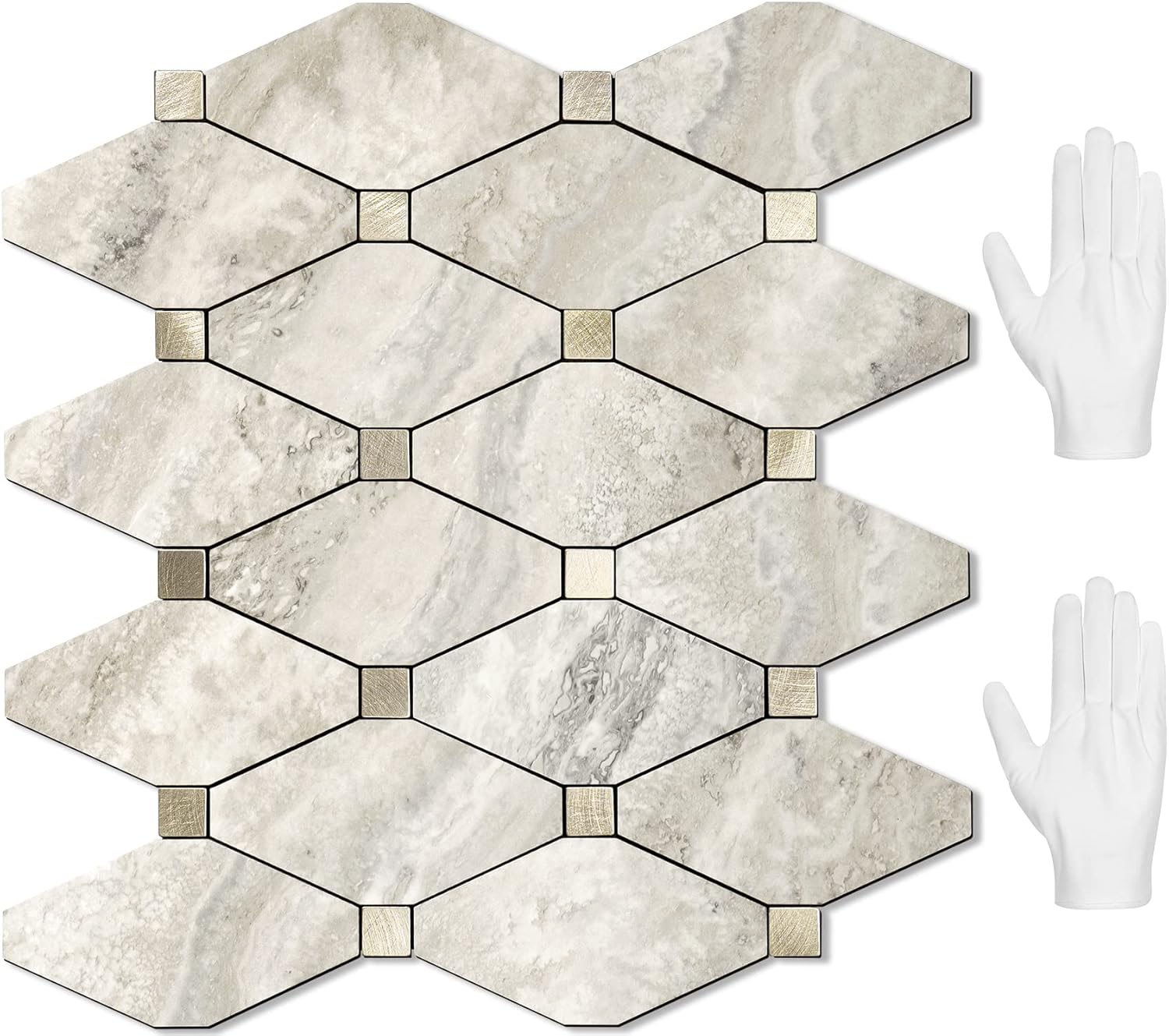 Peel and Stick Backsplash Tiles for Modern Kitchen Makeover