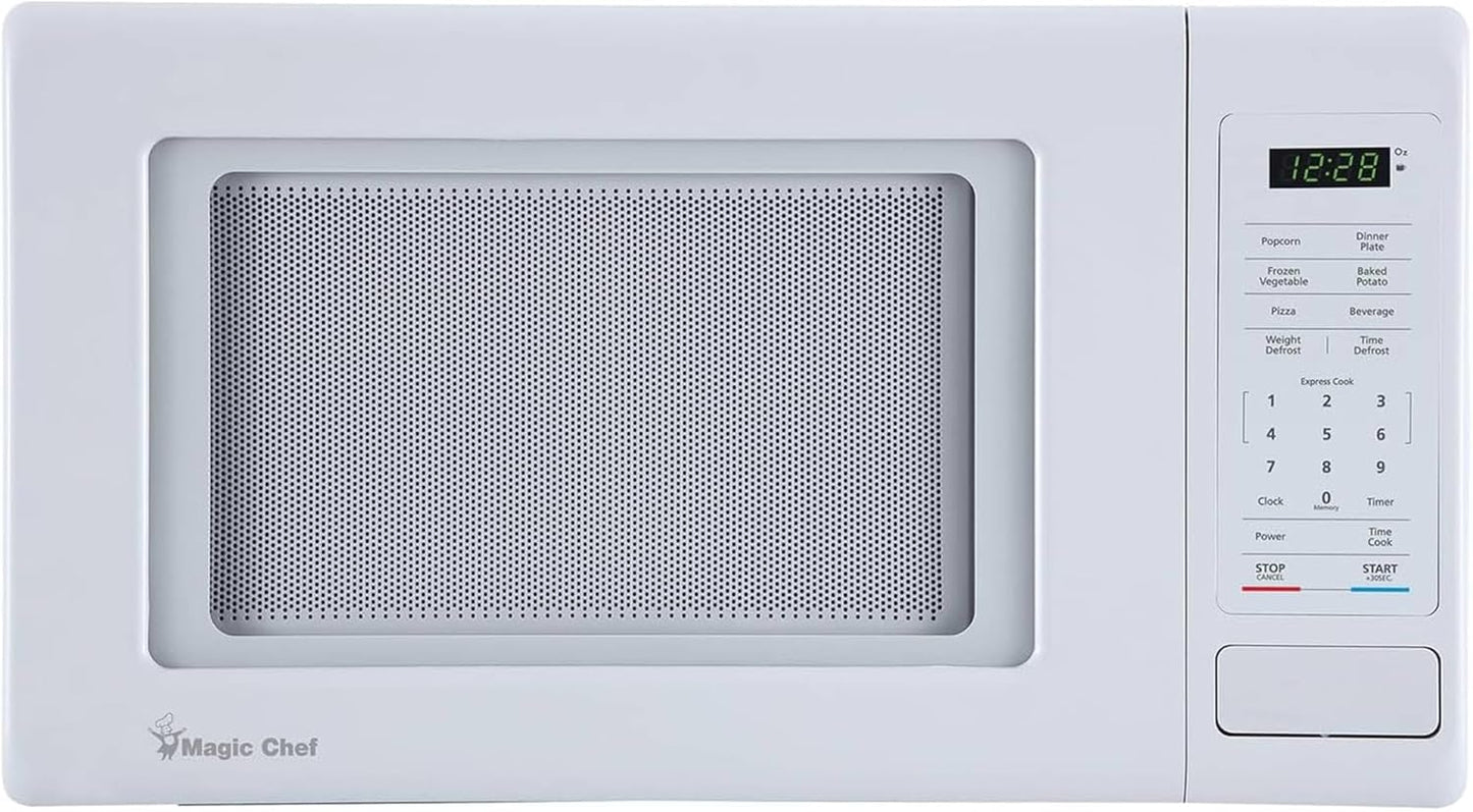 Compact Magic Chef Microwave - 6 Cooking Modes