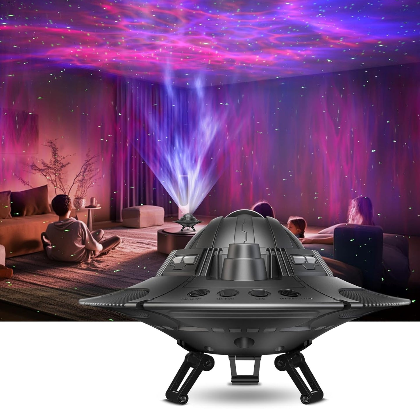 Starry Night Sky Projector - Perfect Room Ambiance!