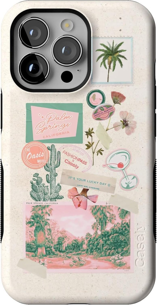 Casely iPhone 13 Pro Case - Vintage Vacay Bold Design