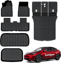 AUXKO All Weather Floor Mats for 2025 2026 New Tesla Model Y Juniper