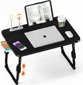 Laptop Desk for Bed Height Adjustable Lap Table - Portable Bed Tray