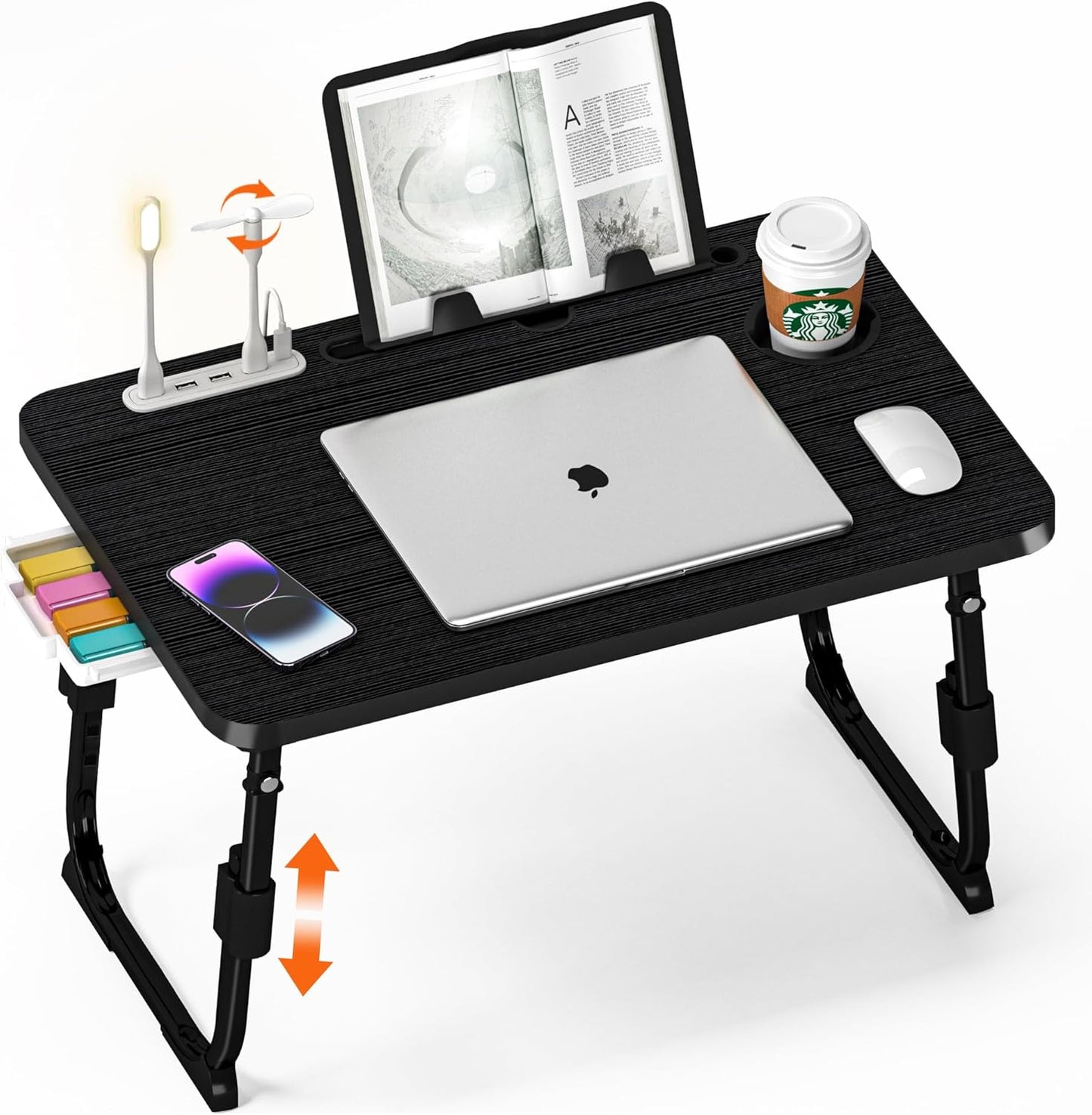 DECOSIS Height Adjustable Laptop Desk - Ultimate Comfort!