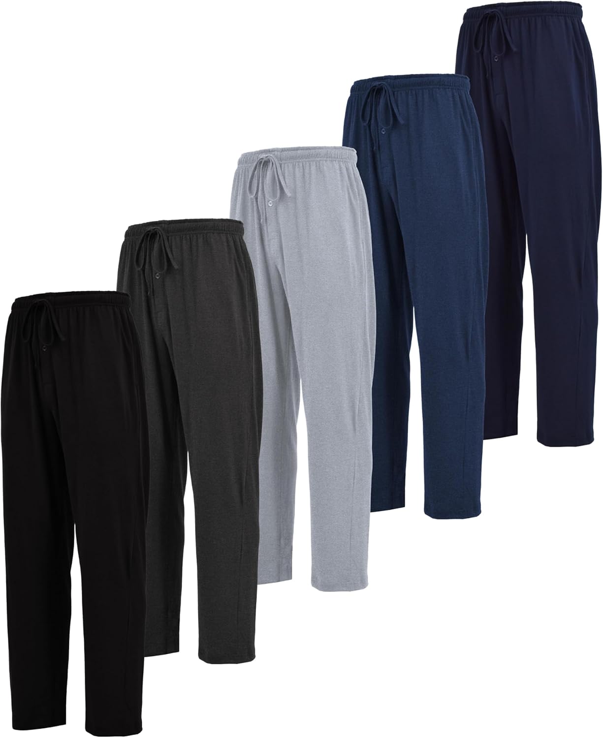 Andrew Scott Men's Lounge Pants - Soft Cotton Drawstring Sleepwear