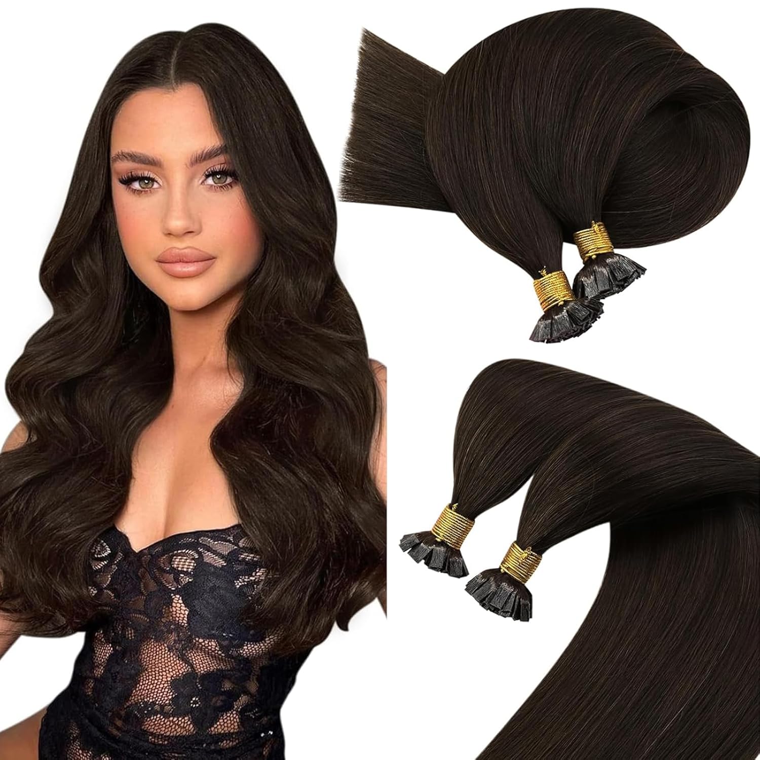 Sunny Hair Flat Tip Hair Extensions for Natural Volume & Length