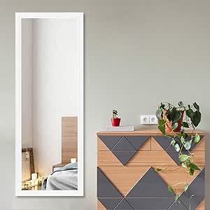 KIAYACI Wall Mounted Full Length Mirror for Home Decor