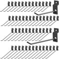Slatwall Hooks 100 Pack (6 and 8 in) - Heavy Duty Panel Display Hooks