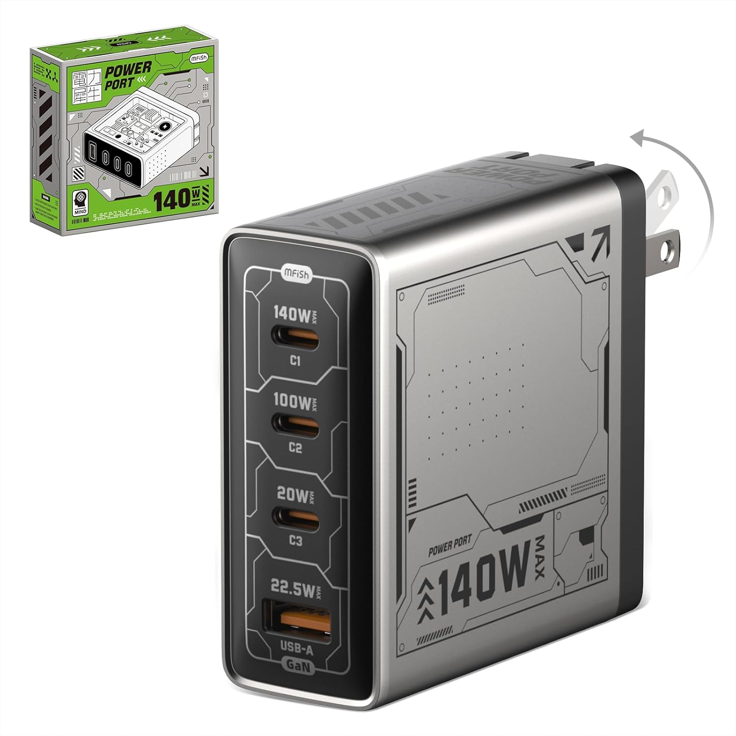 Mfish 140W USB C Charger: Fast Charging for All Devices