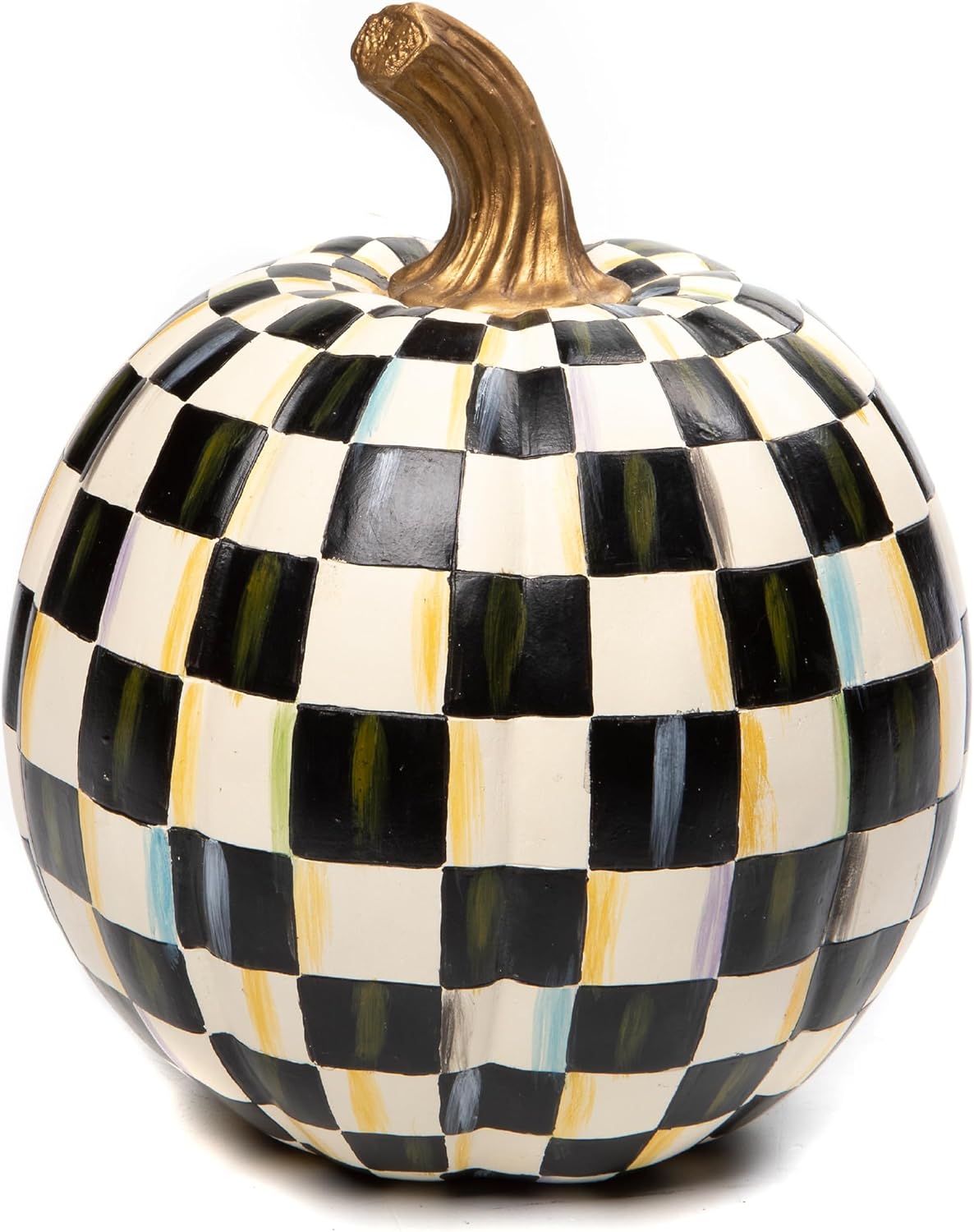MACKENZIE-CHILDS Small Decorative Pumpkin for Fall Decor