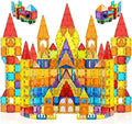Magnetic Tiles 100 PCS with 2 Cars STEM Building Blocks - Creative