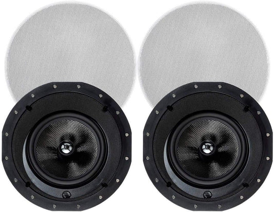 Monoprice 8-Inch In-Ceiling Speakers with Carbon Fiber Drivers
