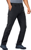 Stlight Men's Ski Pants for Winter Hiking with Zippered Pockets