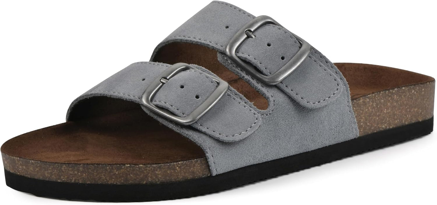 WHITE MOUNTAIN womens Helga Sandals with Adjustable Buckles