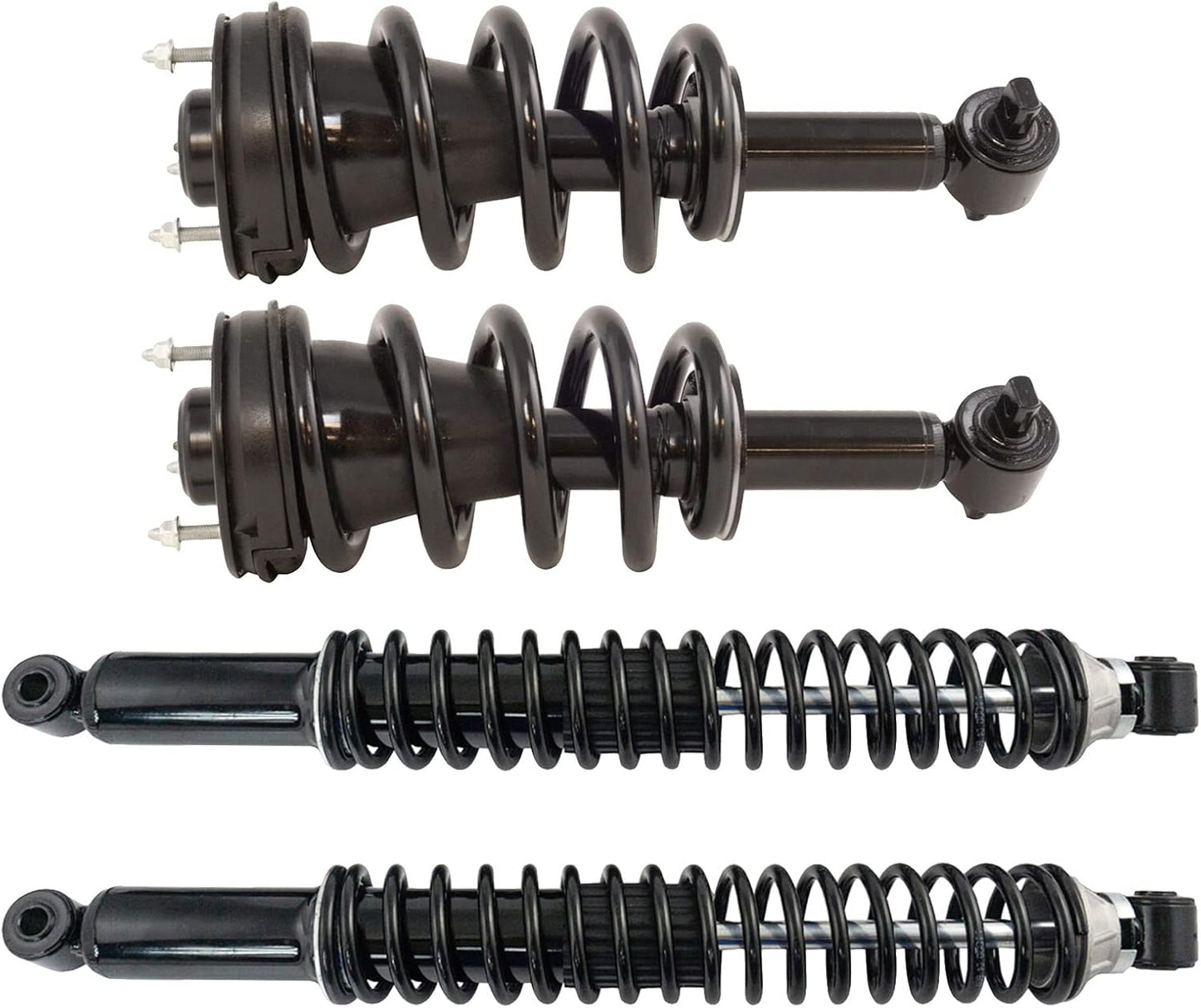 TRQ Front Complete Strut & Rear Shock Kit for Cadillac & GMC