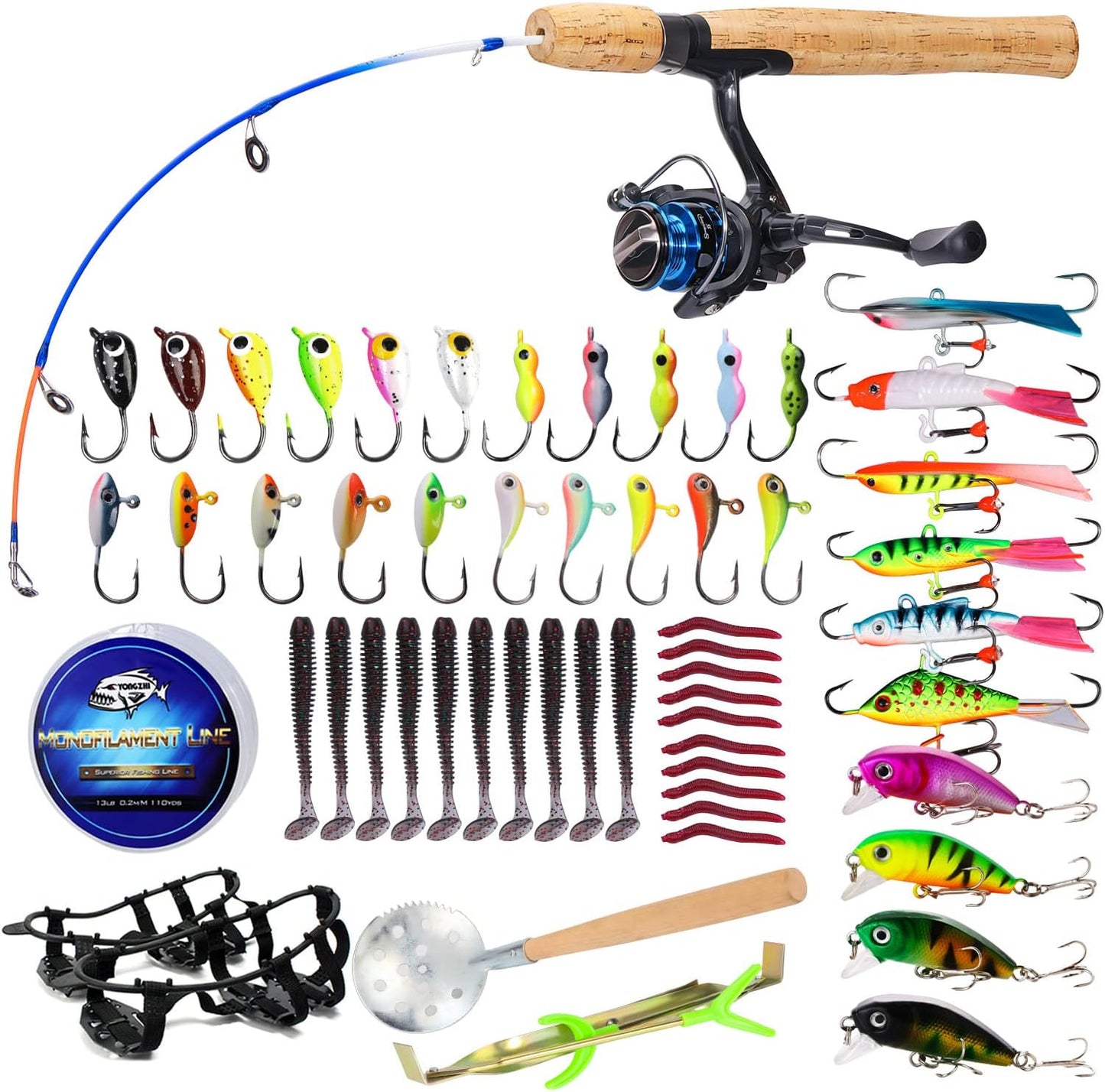 Sougayilang Ice Fishing Combo Kit - Everything You Need!