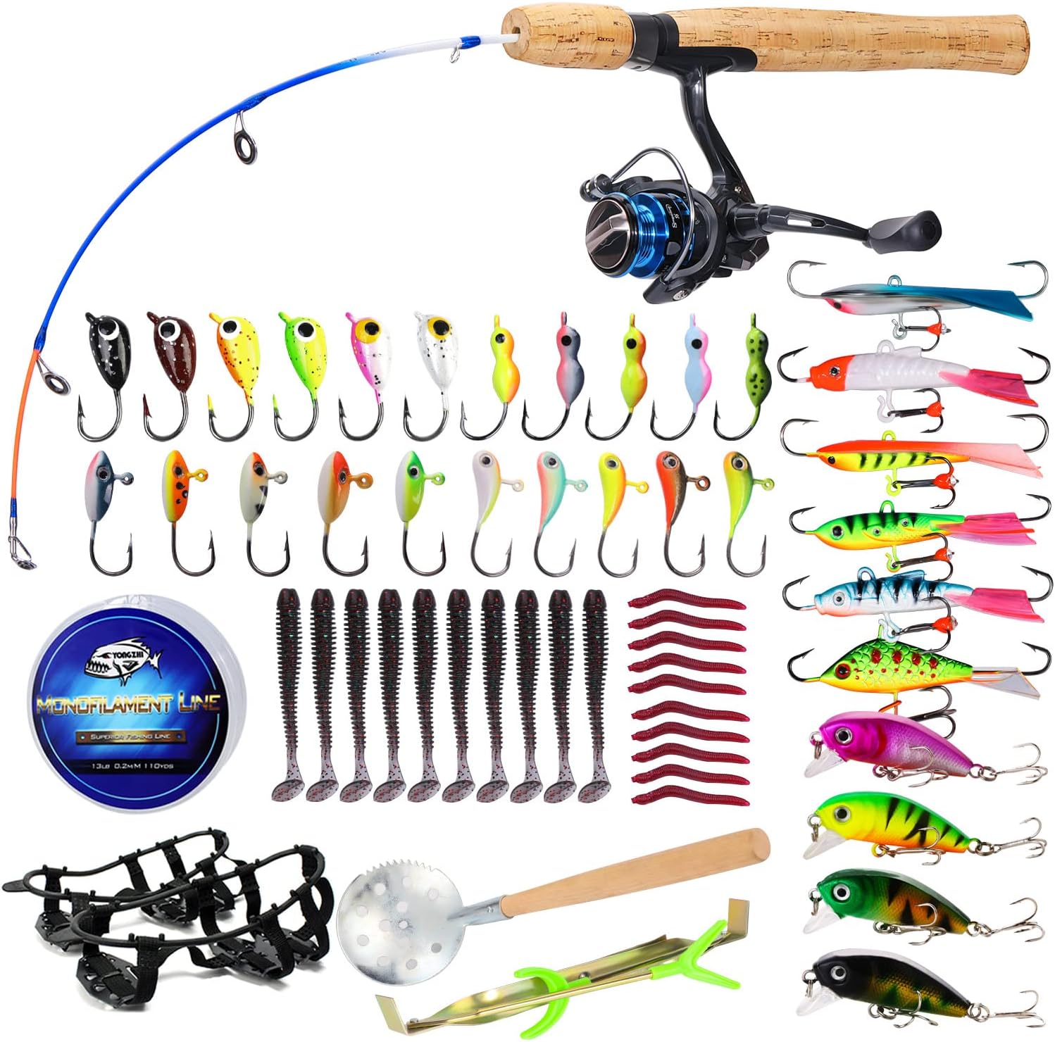 Sougayilang Ice Fishing Combo Kit - Everything You Need!