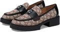 COACH Women's Leah Platform Loafers Cocoa/Black - Chunky 90s Lug Sole