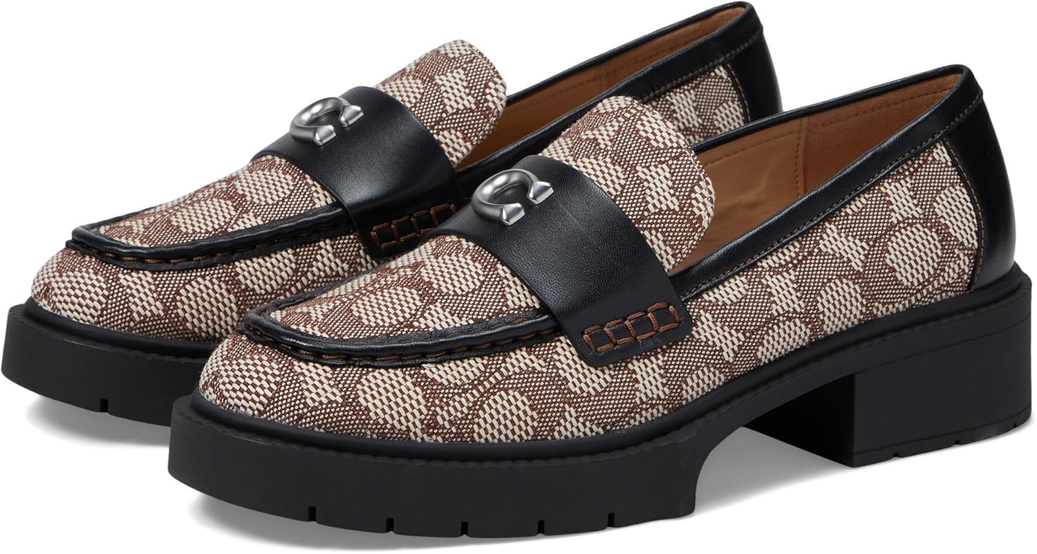 COACH Women's Leah Platform Loafers for Stylish Comfort