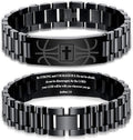 Basketball Bracelets Stainless Steel Link Bracelets for Men - Cross