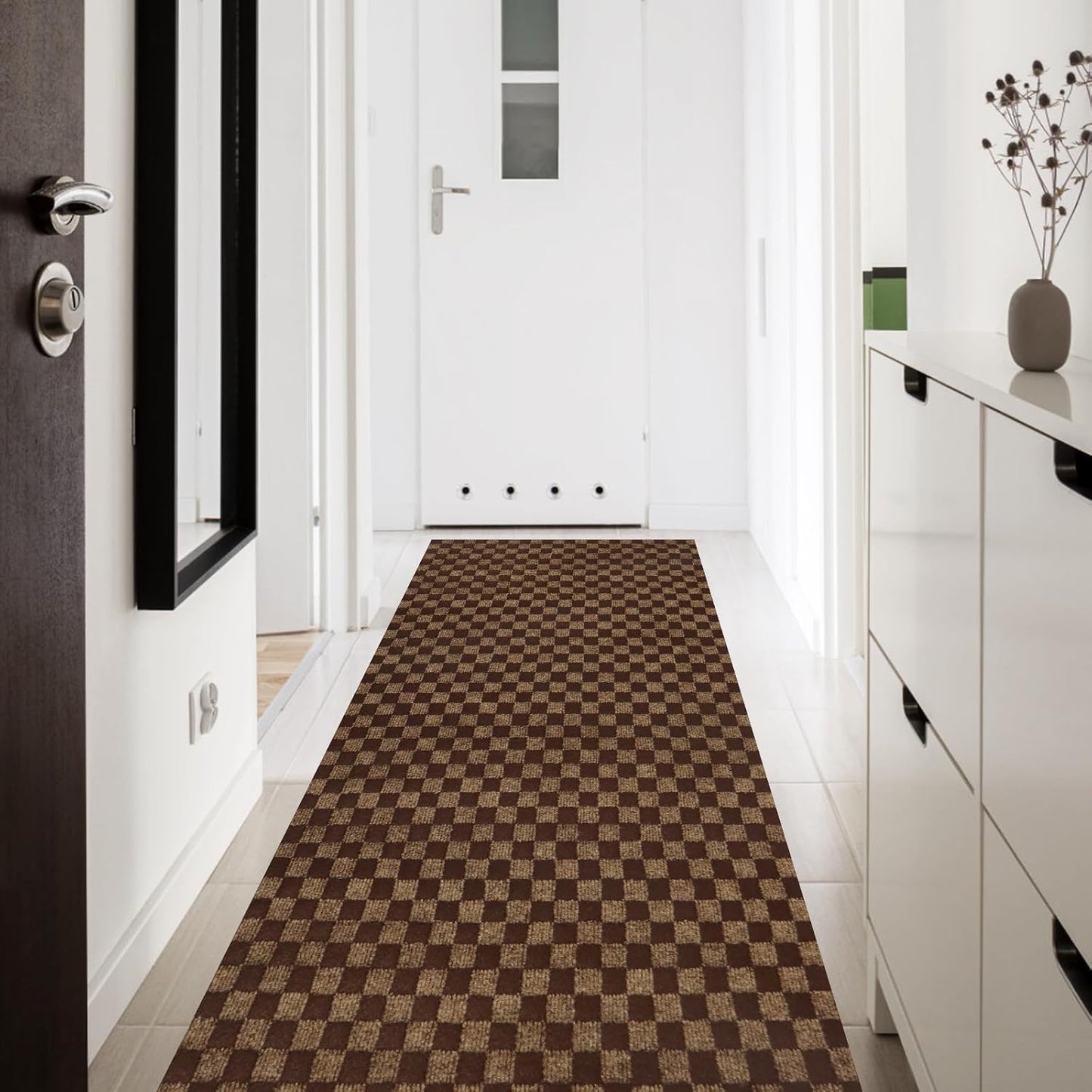 Custom Size Runner Rug with Non-Slip Backing for Any Space
